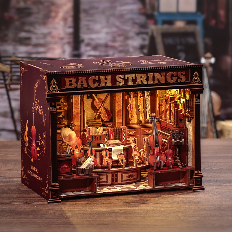 CUTEBEE DIY Miniature House | Bach Strings