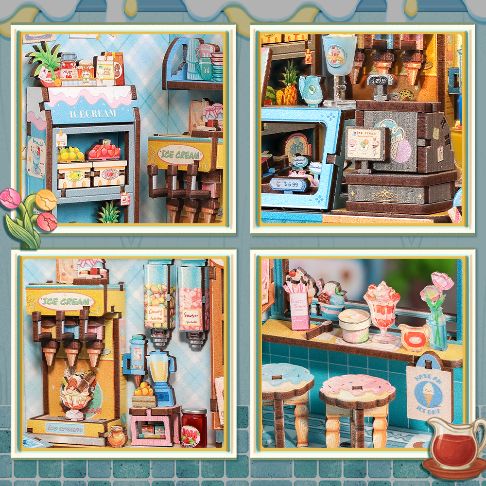 CUTEBEE DIY Miniature House | Bella's Ice Cream