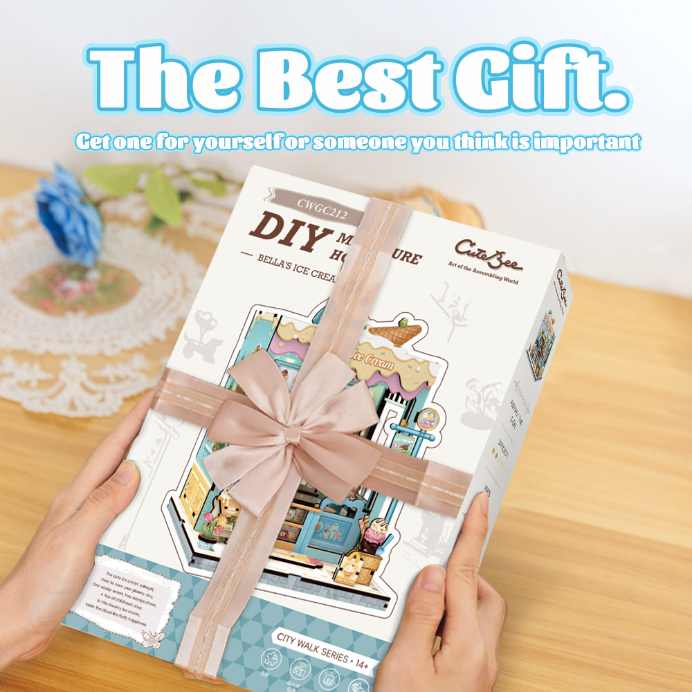 CUTEBEE DIY Miniature House | Bella's Ice Cream