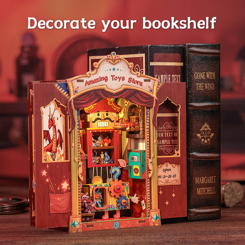 CUTEBEE DIY Book Nook Kit| Amazing Toys Store