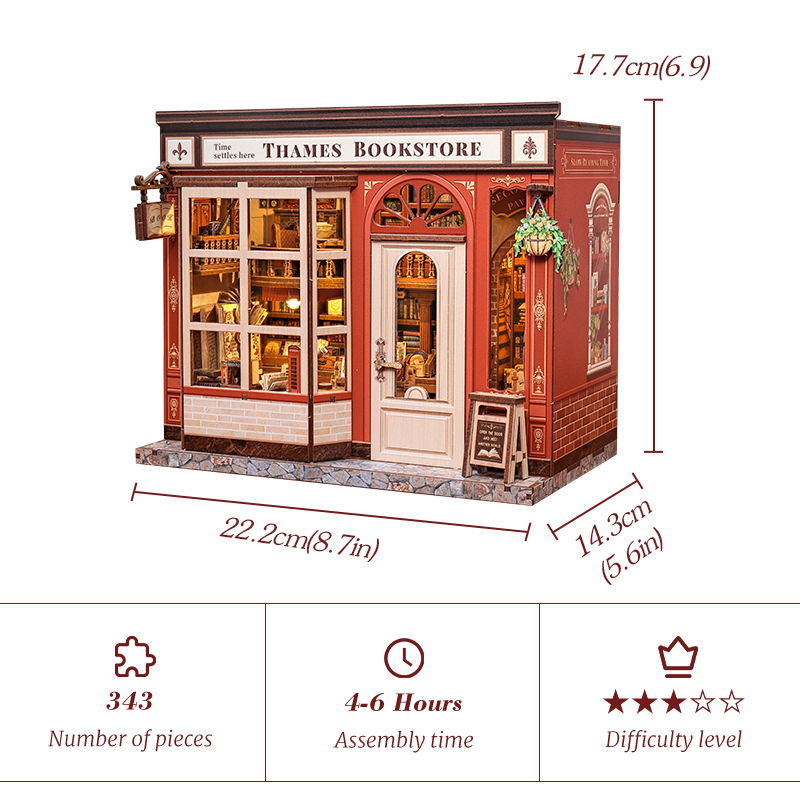 CUTEBEE DIY Miniature House | Thames Bookstore
