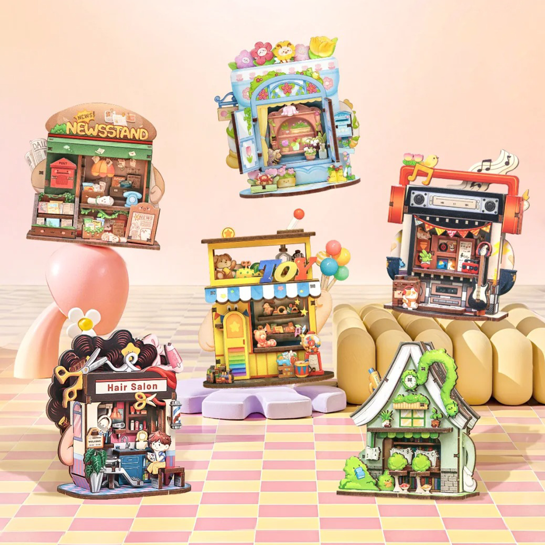 CUTEBEE Mini DIY House | Mini Store Series（6 Kits）