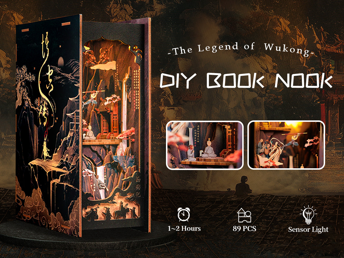 CUTEBEE DIY Book Nook Kit (The Legend of WU KONG)