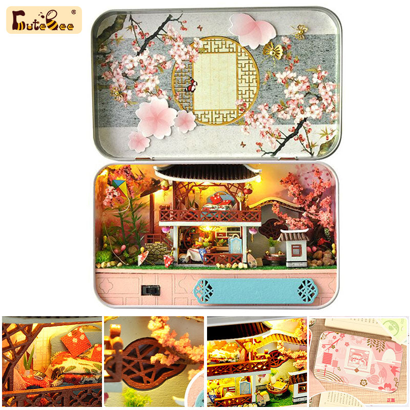 CUTEBEE  1: 24 DIY Dollhouse Kit (mini four seasons)