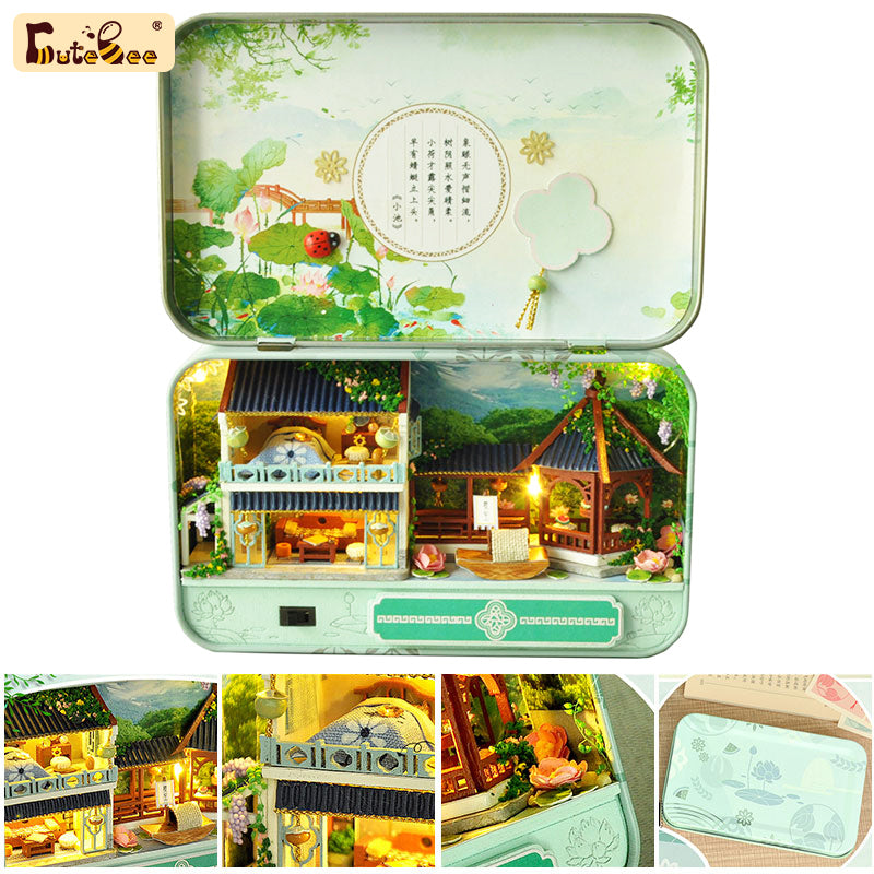 CUTEBEE  1: 24 DIY Dollhouse Kit (mini four seasons)