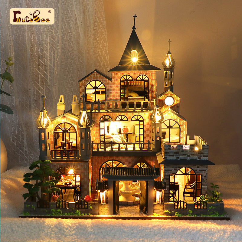 CUTEBEE 1:24 DIY Dollhouse Kit ( DREAMS COME TRUE)