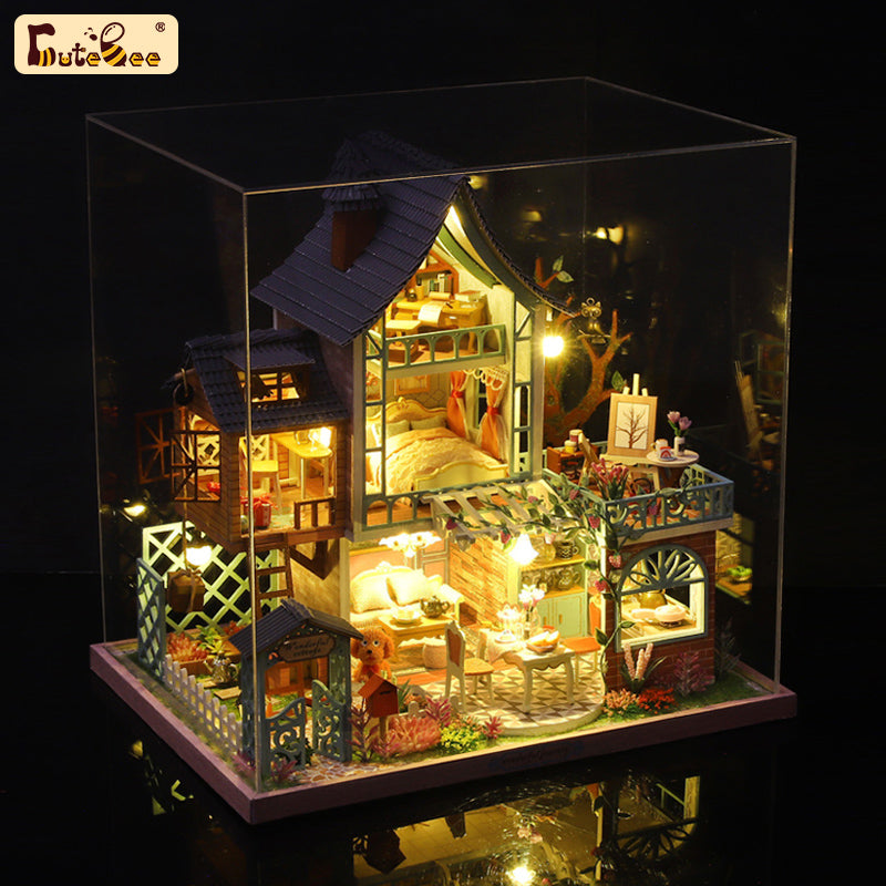 CUTEBEE 1:24 DIY Dollhouse Kit ( Jungle Resort)