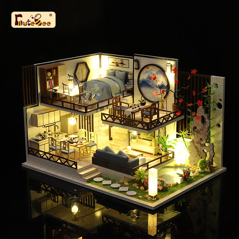 CUTEBEE 1:24 DIY Dollhouse Kit (Bamboo Charm)