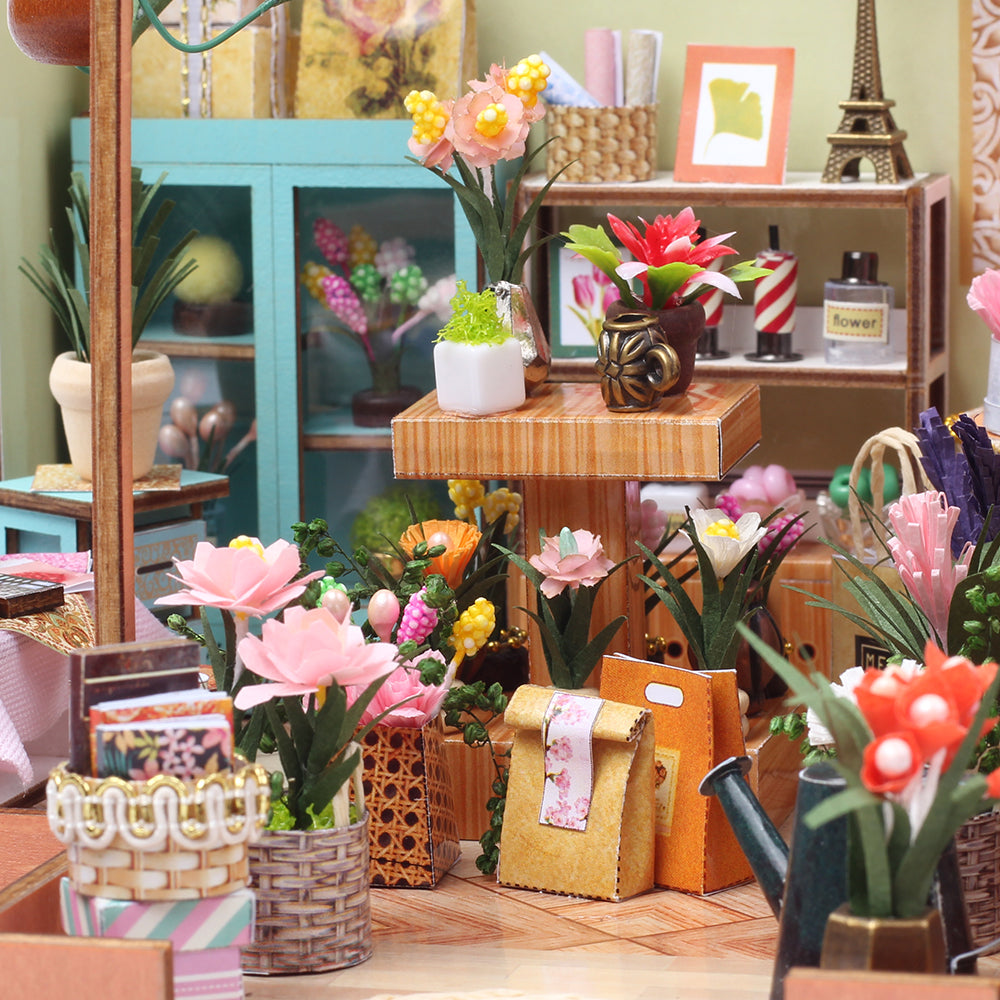 CUTEBEE  1: 24 DIY Dollhouse Kit (Jenny's Greenhouse)