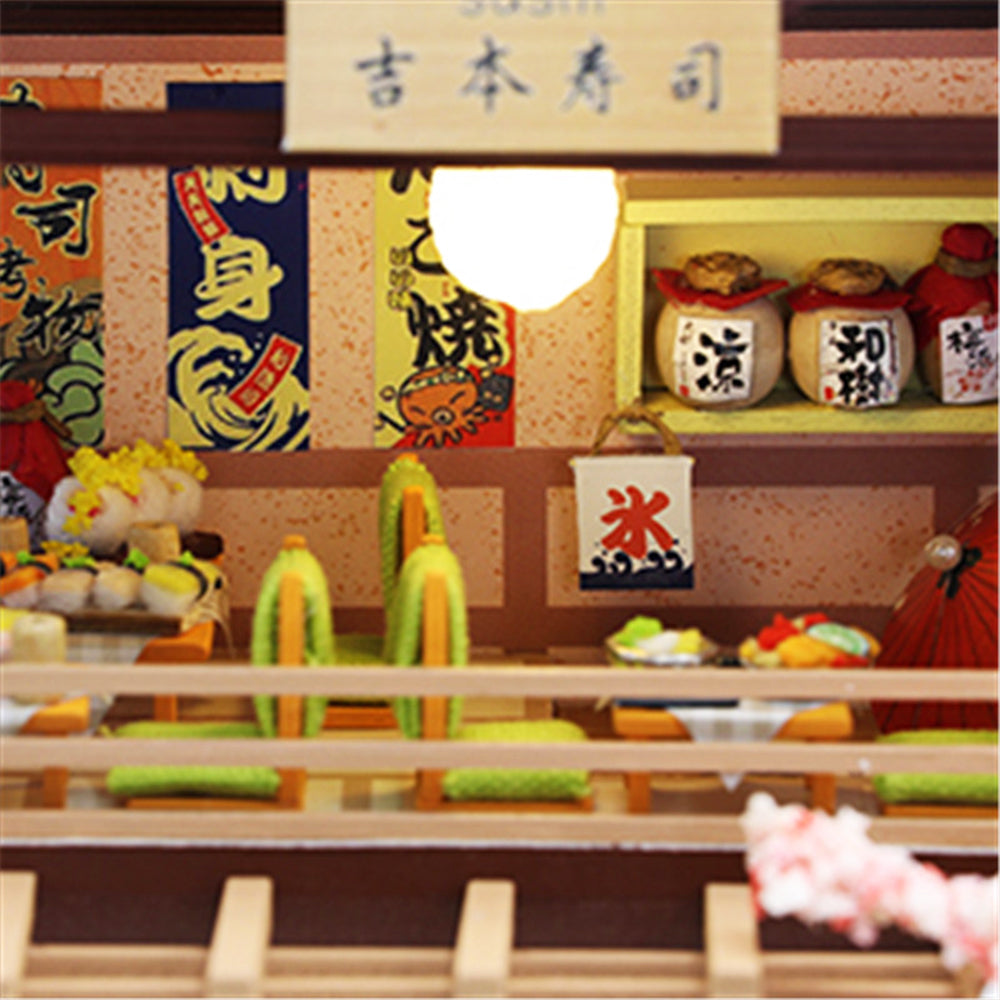 CUTEBEE 1: 24 DIY Dollhouse Kit（Gubbion & Sushi）