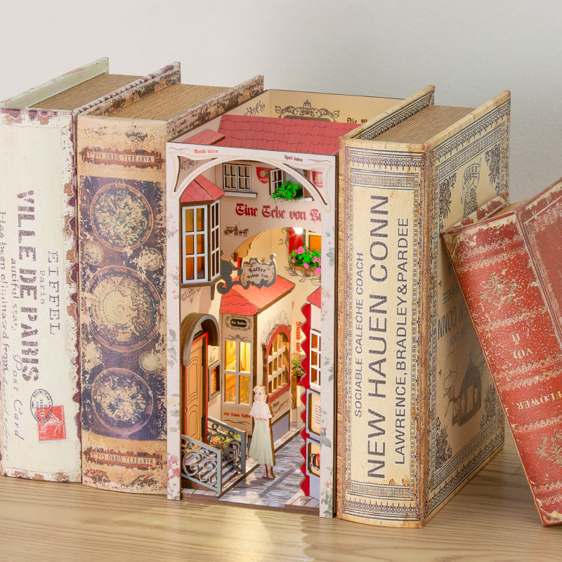 CUTEBEE DIY Book Nook Kit (The Ancient City of Flowers)