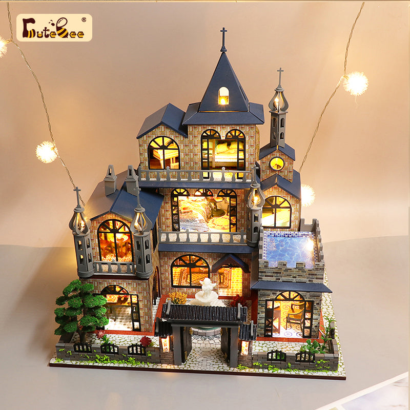 CUTEBEE 1 24 DIY Dollhouse Kit DREAMS COME TRUE