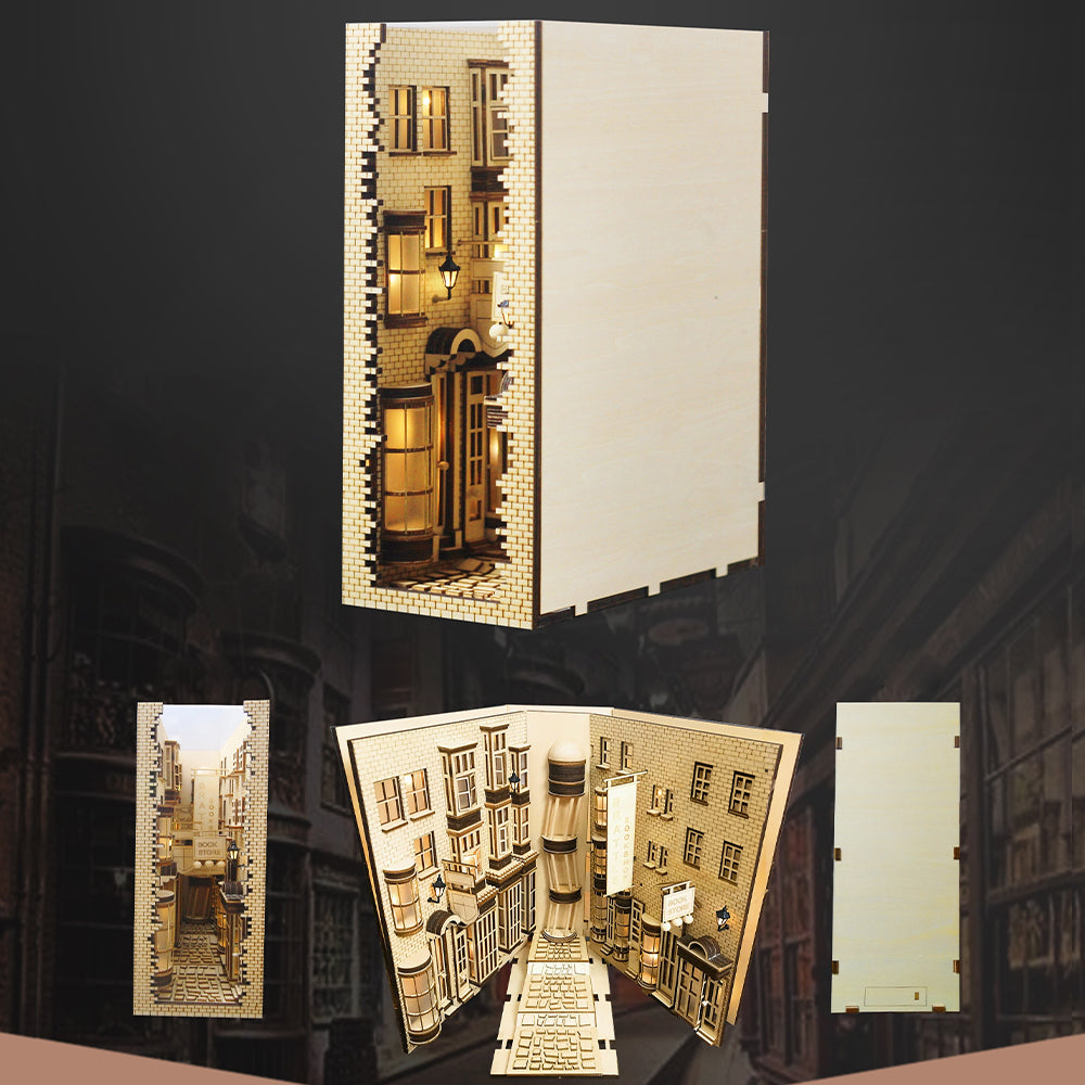 CUTEBEE DIY Book Nook Kit(Mysterious Ancient Street)