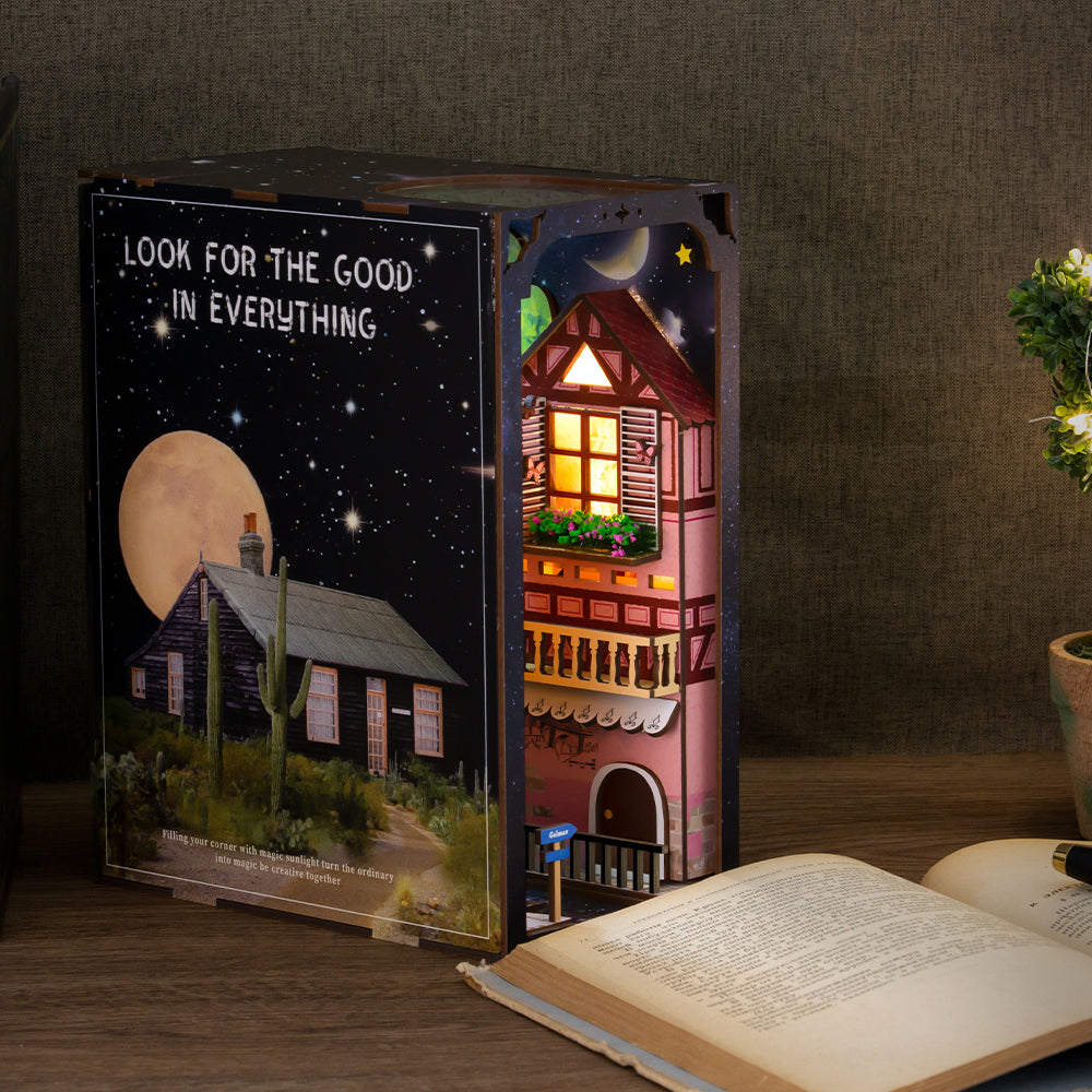 CUTEBEE DIY Book Nook Kit (Dreamland Of Alsace）