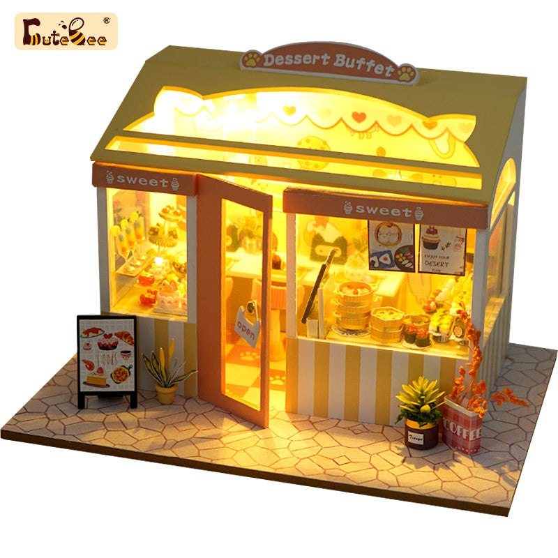 CUTEBEE 1:24 DIY Dollhouse Kit ( Dream shop 1)