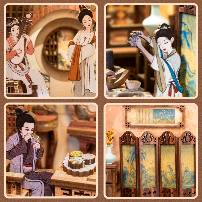 CUTEBEE DIY Book Nook Kit (Elegant Song Dynasty)